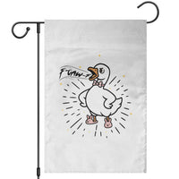 F Caw F Grumpy Goose Garden Flag Funny Attitude Meme Gift - Wonder Print Shop
