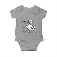 F Caw F Grumpy Goose Baby Onesie Funny Attitude Meme Gift - Wonder Print Shop