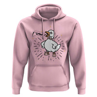F Caw F Grumpy Goose Hoodie Funny Attitude Meme Gift - Wonder Print Shop