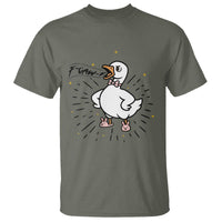 F Caw F Grumpy Goose T Shirt Funny Attitude Meme Gift - Wonder Print Shop
