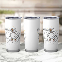 F Caw F Grumpy Goose Tumbler Cup Funny Attitude Meme Gift - Wonder Print Shop