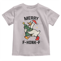 Merry F Caw F Goose Toddler T Shirt Funny Christmas Gift - Wonder Print Shop