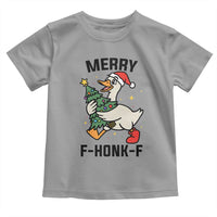 Merry F Caw F Goose Toddler T Shirt Funny Christmas Gift - Wonder Print Shop