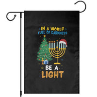 Be A Light Christmas Hanukkah Garden Flag Interfaith Family Gift - Wonder Print Shop