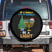 Be A Light Christmas Hanukkah Spare Tire Cover Interfaith Family Gift - Wonder Print Shop