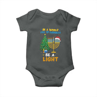 Be A Light Christmas Hanukkah Baby Onesie Interfaith Family Gift - Wonder Print Shop