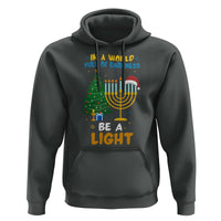 Be A Light Christmas Hanukkah Hoodie Interfaith Family Gift - Wonder Print Shop