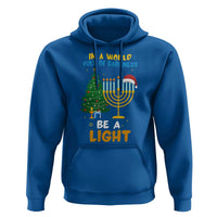 Be A Light Christmas Hanukkah Hoodie Interfaith Family Gift - Wonder Print Shop