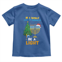 Be A Light Christmas Hanukkah Toddler T Shirt Interfaith Family Gift - Wonder Print Shop