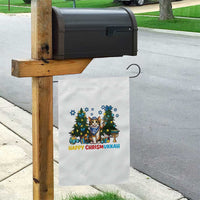 Happy Chrismukkah Garden Flag Funny Christmas Hanukkah Cat Lover Gift - Wonder Print Shop