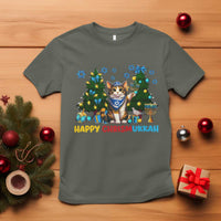 Happy Chrismukkah T Shirt Funny Christmas Hanukkah Cat Lover Gift - Wonder Print Shop