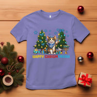 Happy Chrismukkah T Shirt Funny Christmas Hanukkah Cat Lover Gift - Wonder Print Shop