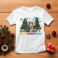Happy Chrismukkah T Shirt Funny Christmas Hanukkah Cat Lover Gift - Wonder Print Shop