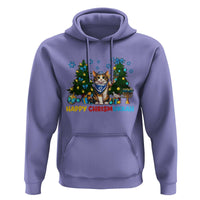 Happy Chrismukkah Hoodie Funny Christmas Hanukkah Cat Lover Gift - Wonder Print Shop