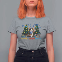Happy Chrismukkah T Shirt For Women Funny Christmas Hanukkah Cat Lover Gift - Wonder Print Shop