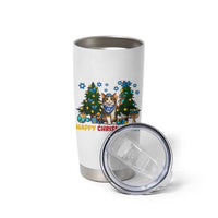 Happy Chrismukkah Tumbler Cup Funny Christmas Hanukkah Cat Lover Gift - Wonder Print Shop