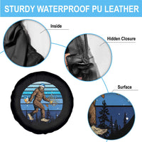 Funny Christmas Hanukkah Bigfoot Lover Spare Tire Cover Jewish Holiday Gift - Wonder Print Shop