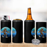Funny Christmas Hanukkah Bigfoot Lover 4 in 1 Can Cooler Tumbler Jewish Holiday Gift - Wonder Print Shop