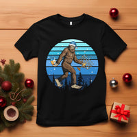 Funny Christmas Hanukkah Bigfoot Lover T Shirt Jewish Holiday Gift - Wonder Print Shop