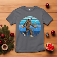 Funny Christmas Hanukkah Bigfoot Lover T Shirt Jewish Holiday Gift - Wonder Print Shop