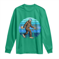 Funny Christmas Hanukkah Bigfoot Lover Long Sleeve Shirt Jewish Holiday Gift - Wonder Print Shop