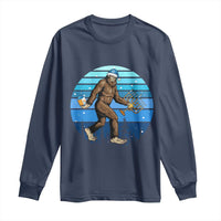Funny Christmas Hanukkah Bigfoot Lover Long Sleeve Shirt Jewish Holiday Gift - Wonder Print Shop