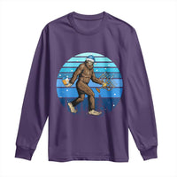 Funny Christmas Hanukkah Bigfoot Lover Long Sleeve Shirt Jewish Holiday Gift - Wonder Print Shop