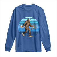 Funny Christmas Hanukkah Bigfoot Lover Long Sleeve Shirt Jewish Holiday Gift - Wonder Print Shop
