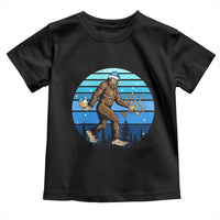Funny Christmas Hanukkah Bigfoot Lover Toddler T Shirt Jewish Holiday Gift - Wonder Print Shop
