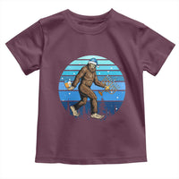 Funny Christmas Hanukkah Bigfoot Lover Toddler T Shirt Jewish Holiday Gift - Wonder Print Shop