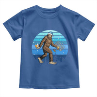 Funny Christmas Hanukkah Bigfoot Lover Toddler T Shirt Jewish Holiday Gift - Wonder Print Shop