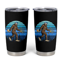 Funny Christmas Hanukkah Bigfoot Lover Tumbler Cup Jewish Holiday Gift - Wonder Print Shop
