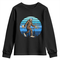 Funny Christmas Hanukkah Bigfoot Lover Youth Sweatshirt Jewish Holiday Gift - Wonder Print Shop