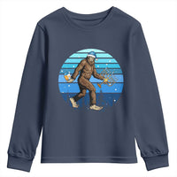 Funny Christmas Hanukkah Bigfoot Lover Youth Sweatshirt Jewish Holiday Gift - Wonder Print Shop