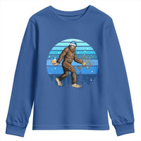 Funny Christmas Hanukkah Bigfoot Lover Youth Sweatshirt Jewish Holiday Gift - Wonder Print Shop