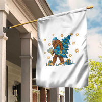 Funny Hanukkah Bigfoot Lover Jewish Holiday Gift Garden Flag - Wonder Print Shop