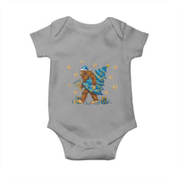 Funny Hanukkah Bigfoot Lover Jewish Holiday Gift Baby Onesie - Wonder Print Shop
