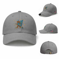 Funny Hanukkah Bigfoot Lover Jewish Holiday Gift Baseball Cap
