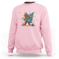 Funny Hanukkah Bigfoot Lover Jewish Holiday Gift Sweatshirt - Wonder Print Shop