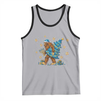 Funny Hanukkah Bigfoot Lover Jewish Holiday Gift Tank Top - Wonder Print Shop