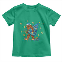 Funny Hanukkah Bigfoot Lover Jewish Holiday Gift Toddler T Shirt - Wonder Print Shop
