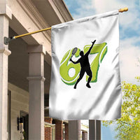 Funny Gen Z Alpha Gift Garden Flag Six Seven Meme Tennis Lover - Wonder Print Shop