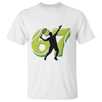 Funny Gen Z Alpha Gift T Shirt Six Seven Meme Tennis Lover - Wonder Print Shop