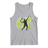 Funny Gen Z Alpha Gift Tank Top Six Seven Meme Tennis Lover - Wonder Print Shop