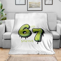 Six Seven Meme Tennis Lover Throw Blanket Gen Alpha Slang Gift - Wonder Print Shop