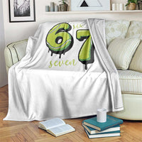 Six Seven Meme Tennis Lover Throw Blanket Gen Alpha Slang Gift - Wonder Print Shop