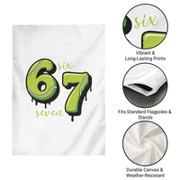 Six Seven Meme Tennis Lover Garden Flag Gen Alpha Slang Gift - Wonder Print Shop