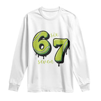 Six Seven Meme Tennis Lover Long Sleeve Shirt Gen Alpha Slang Gift - Wonder Print Shop