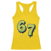 Six Seven Meme Tennis Lover Racerback Tank Top Gen Alpha Slang Gift - Wonder Print Shop
