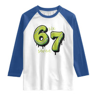 Six Seven Meme Tennis Lover Raglan Shirt Gen Alpha Slang Gift - Wonder Print Shop